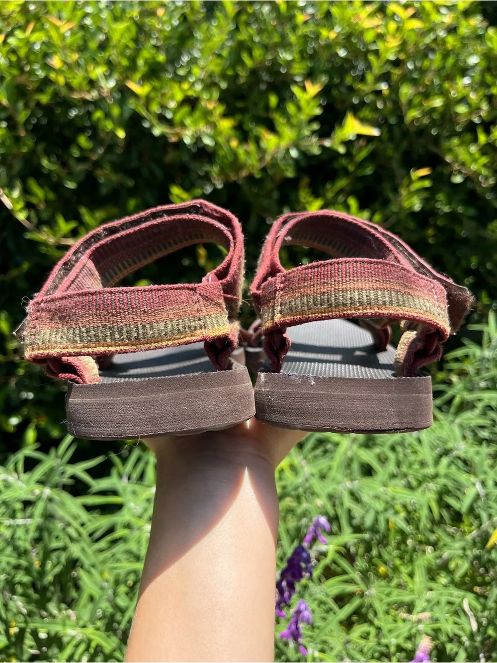 Teva Universal Original Strap Sandals Men 9 Western Aztec Gorpcore Hiking Brown